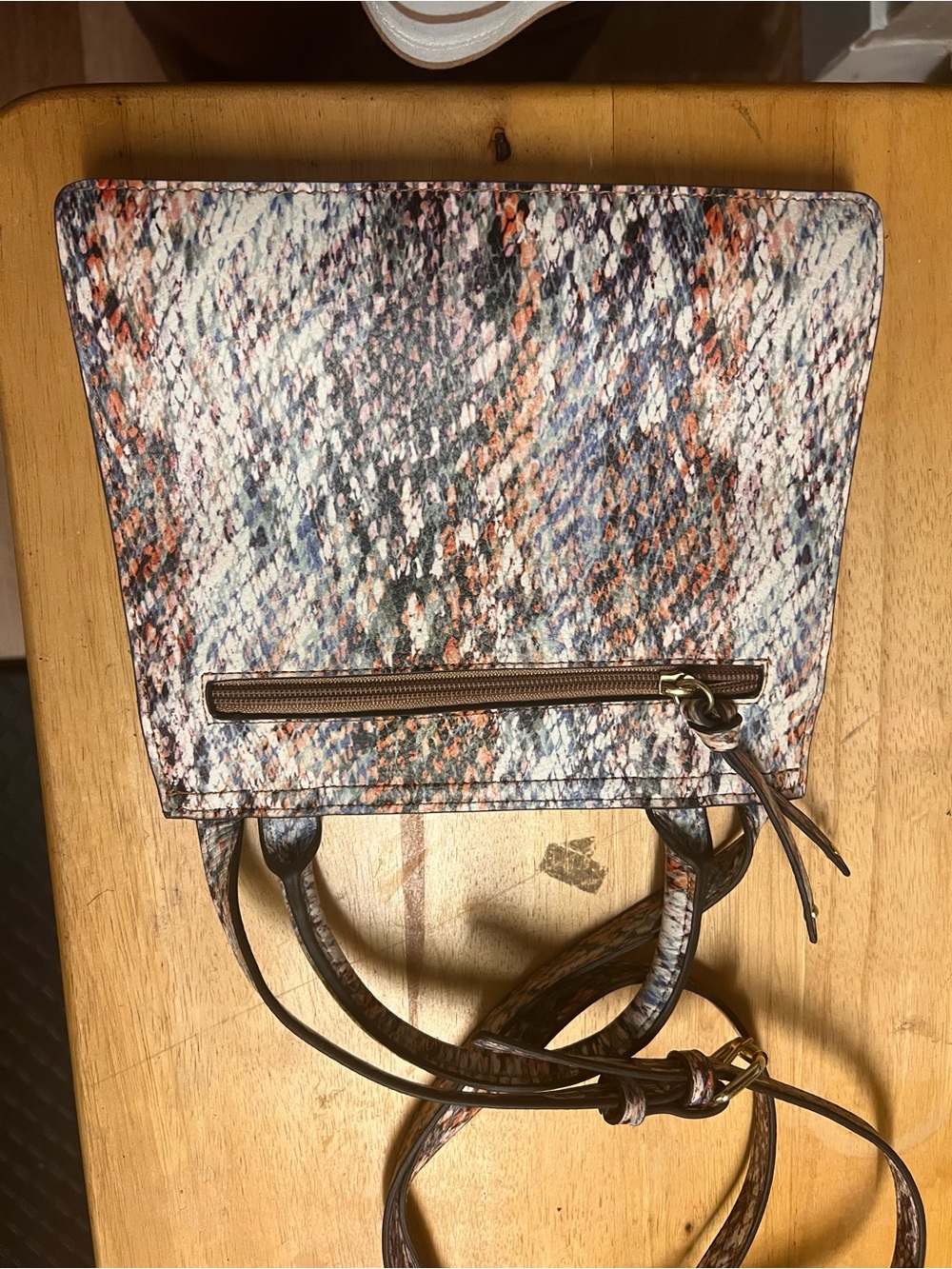 Multi-Color Textured Crossbody Tote - Women Bags